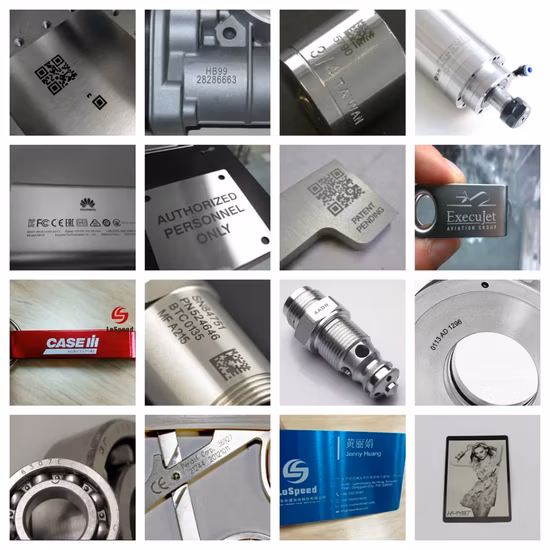 Precio barato de fábrica de China Precio de máquina de marcado láser de fibra/CO2/UV para metal, acero, hierro, aluminio, PVC, teclado, grabado de rodamientos